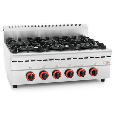Професійна плита газова GP6ATTNG GoodFood (BE)037690 фото