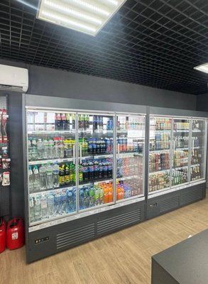 Холодильная горка AURA 1,56 UBC (двери, инверторный компрессор) (CW)036157 фото