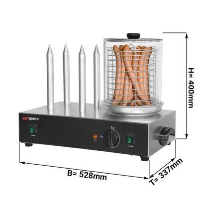 Апарат для хот догів HDMH4N GGM Gastro (BI)006927 фото