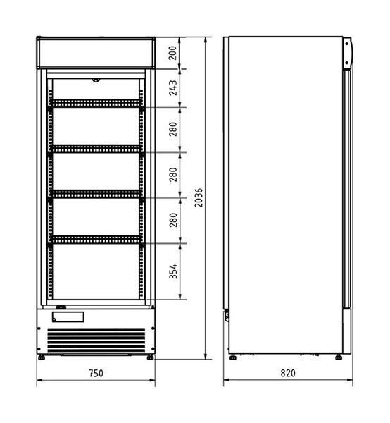 Морозильна шафа ND75G Juka Freezepoint (AK)052364 фото