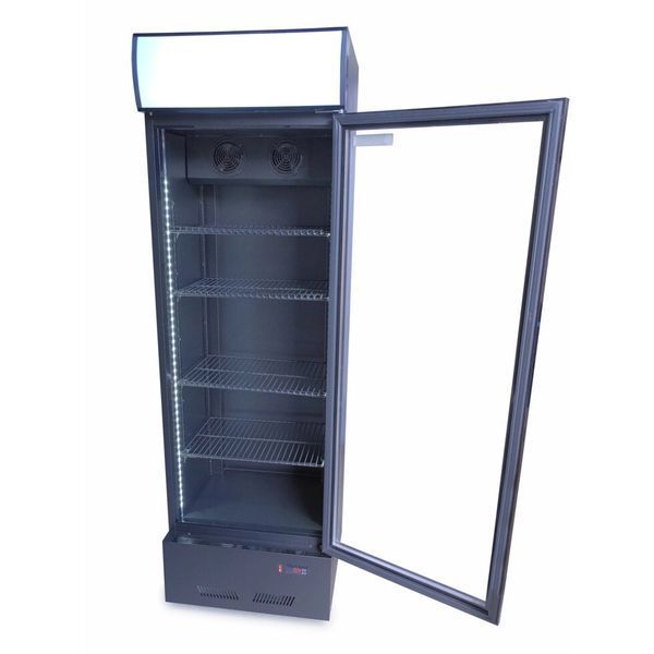 Холодильна шафа BC360BB2LED GoodFood, чорна (BE)035427 фото