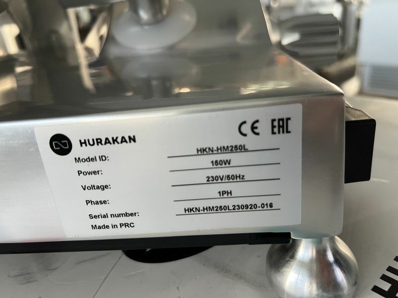 Професійний слайсер HKN-HM250L HURAKAN (BX)034563 фото