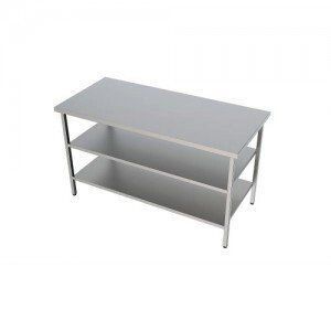 Стіл виробничий СП2П Майстер 700/1600 Ефес (острівної 2 полки) (CS)018632 фото