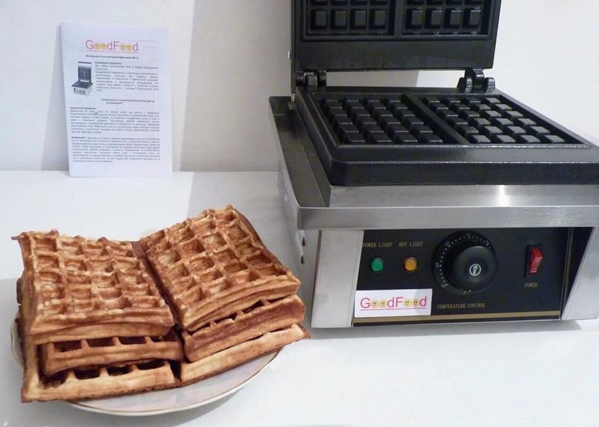 Профессиональная вафельница для бельгийских вафель WB1S GoodFood (BE)020078 фото