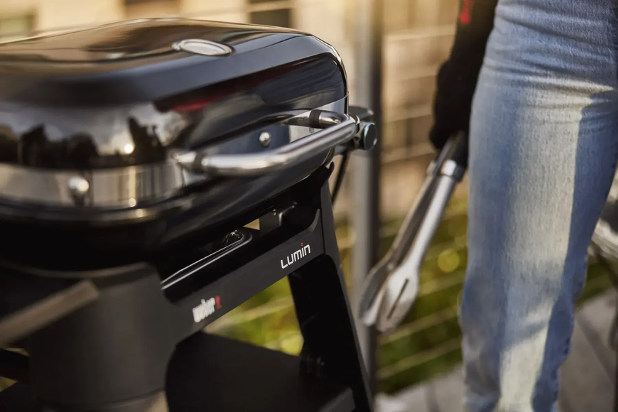 Гриль електричний Weber Lumin Compact 1000 (91010979) чорний (AV)041158 фото