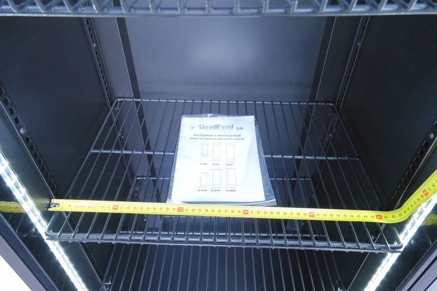 Холодильна шафа BC480NBB2LED GoodFood, чорна (BE)035435 фото