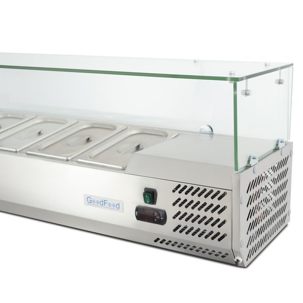 Вітрина для топінгу GF-VRX1200/380-H6C GoodFood (BE)035240 фото