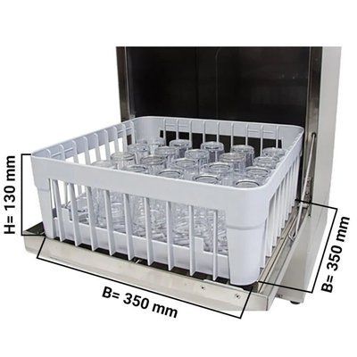 Професійна стаканомийна машина GLS210M GGM Gastro (з помпою зливу / без помпи миючого засобу) (BI)053189 фото