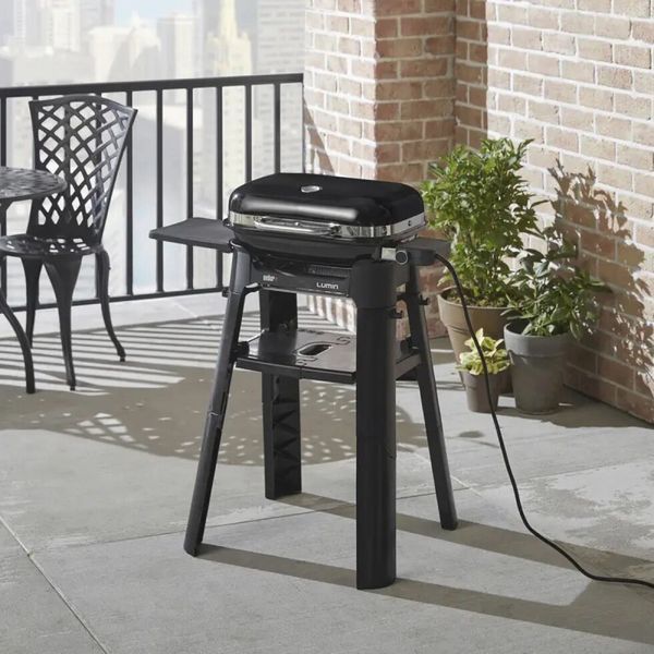 Гриль барбекю електричний Lumin Compact 1000 Weber (91010879) (AV)034695 фото