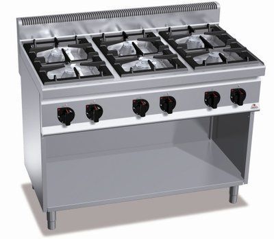 Професійна плита газова G7F6M Bertos (BS)011418 фото