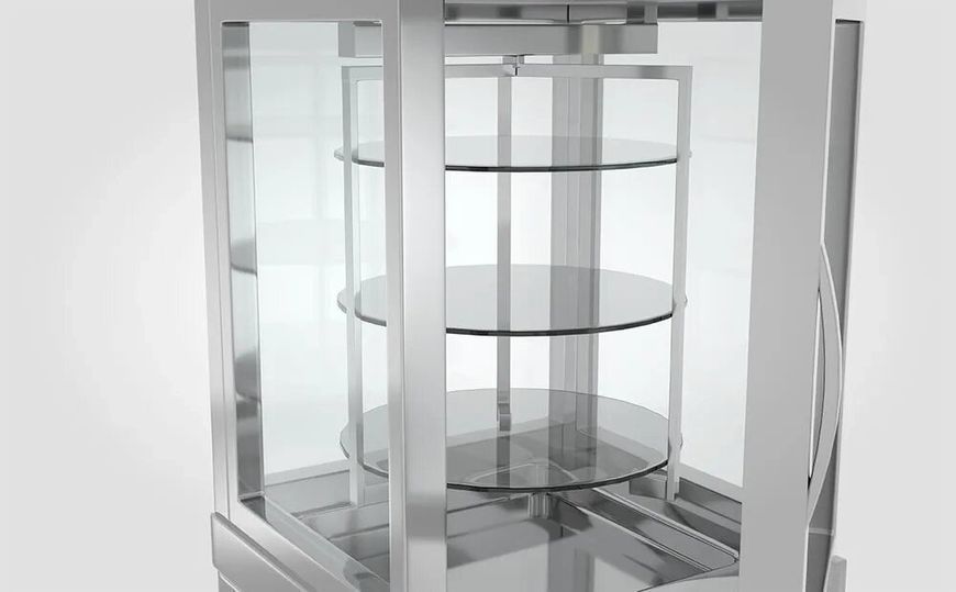 Кондитерська шафа-вітрина PVT250-R GGM Gastro (BI)007823 фото