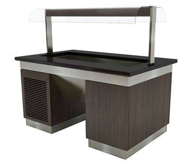 Салат-бар лінії роздачі KPIN119 GGM Gastro (4 х GN 1/1) (BI)007789 фото