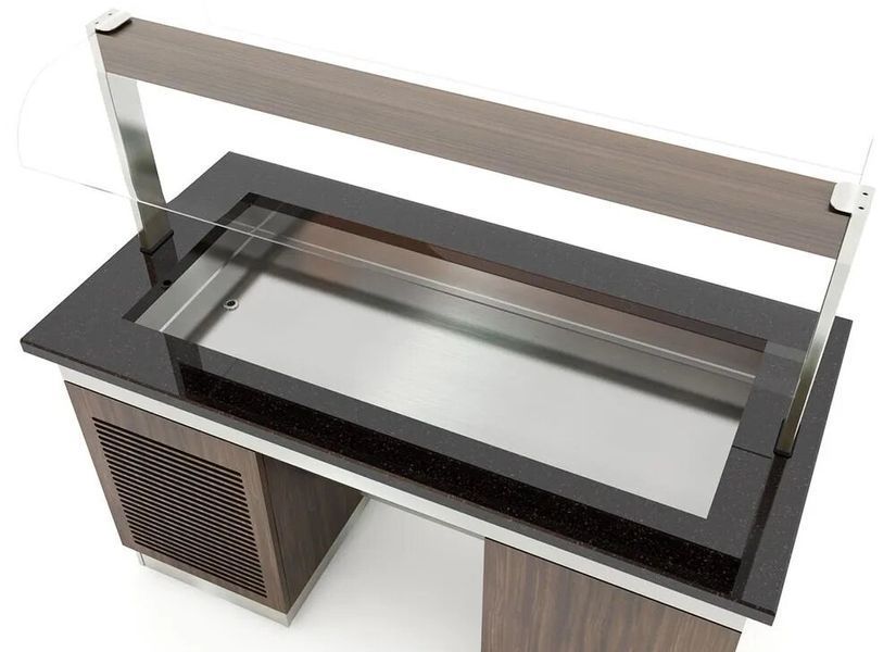 Салат-бар лінії роздачі KPIN119 GGM Gastro (4 х GN 1/1) (BI)007789 фото