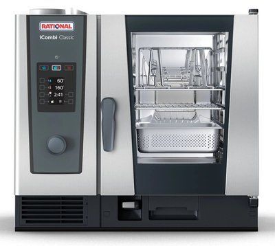 Пароконвектомат газовий iCombi Classic 6-1/1 Rational (DF)036251 фото