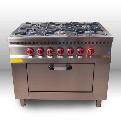 Професійна плита газова 70S-М015-6F Pimak (з газовим контролером, конф. 300 / 300) (CJ)057684 фото