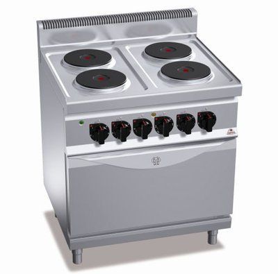 Профессиональная плита электрическая E7P4+FE Bertos (BS)036826 фото