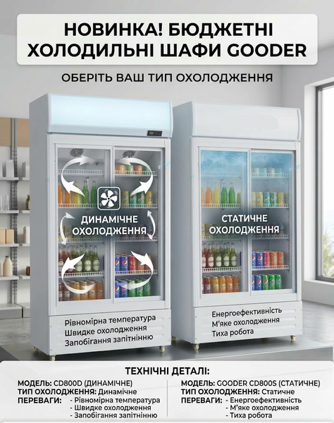 Холодильна шафа CD800S GOODER (BV)038090 фото