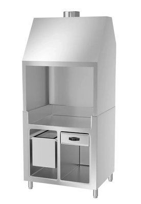 Гриль вугільний HKGE1000E GGM Gastro (підлоговий) (BI)053151 фото