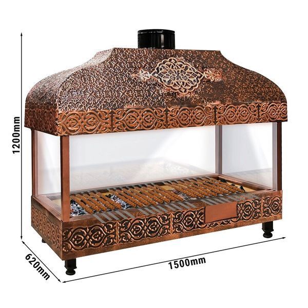 Гриль угольный медный KGOA15 GGM GASTRO (BI)036770 фото