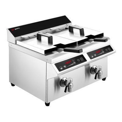 Професійна фритюрниця IFBZ8+8 GGM GASTRO (8+8л) (BI)032387 фото