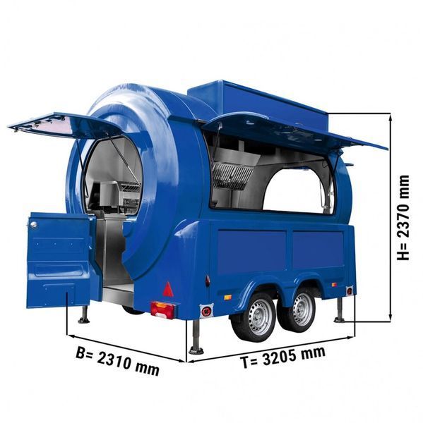 Фургон для фастфуду MFO-FF2-B GGM GASTRO (BI)034960 фото